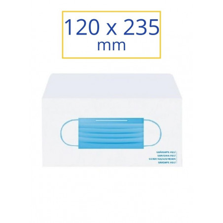 SOBRE BLANC ADH. MASCARILLA 120x235 (PACK 10u) (COVID)