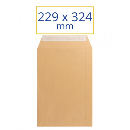 ZZ Sobre A4 tira silicona 229x324(250 unidades)