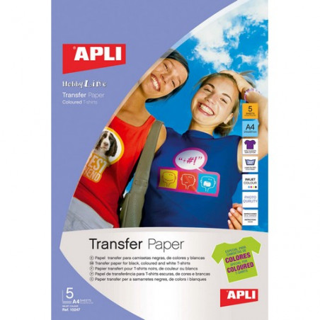 PAPER INK A4 SAMARRETES COLORS (APL10247)(5f)