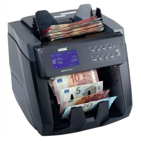 MAQUINA CONTA BITLLETS RATIOTEC X300P (BARREJATS)UV/IR/MG/MT/MC