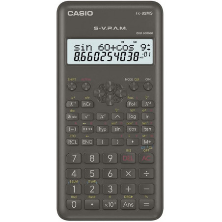 CALC. CIENTIFICA 075X155 12D VPAN CASIO FX82ESPLUS
