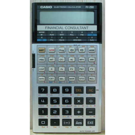 CALC. FINANCERA 072X130 10D PROG CASIO FC200V