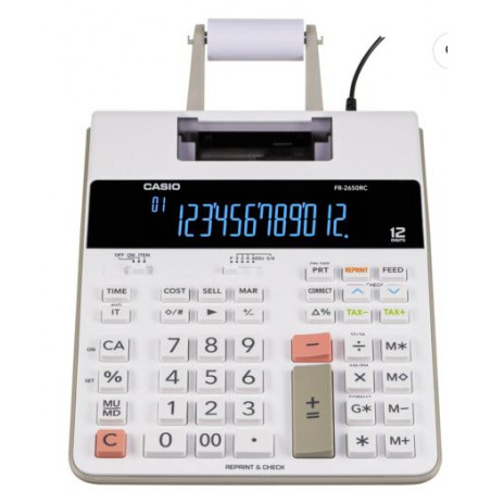 CALC. PAPER 210X290 12D EU DCORRENT CASIO FR620/FR2650