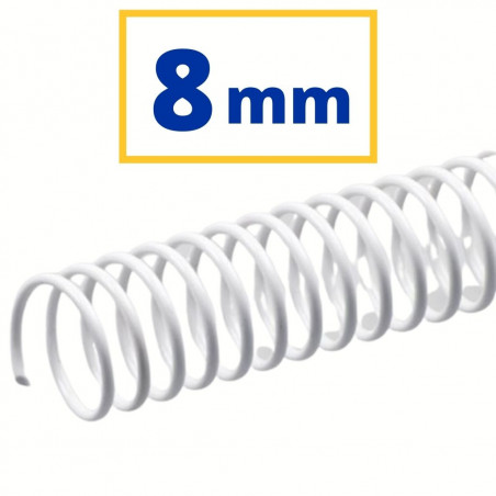 CANUTO PLASTIC (21a) 08 mm (40 FULLS) BLANC