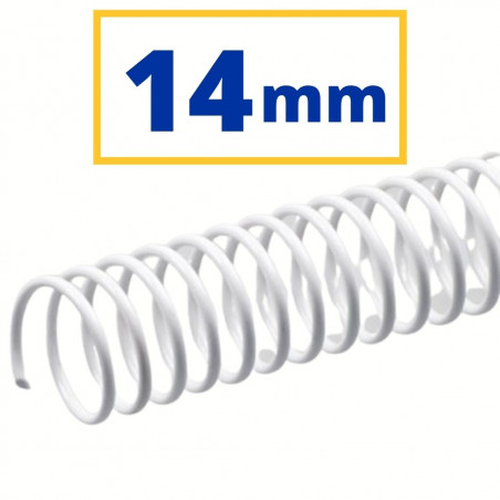 CANUTO PLASTIC (21a) 14 mm (100 FULLS) BLANC