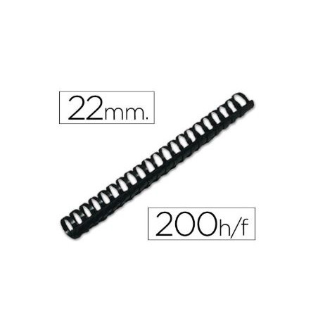 CANUTO PLASTIC (21a) 22 mm (200 FULLS) NEGRE