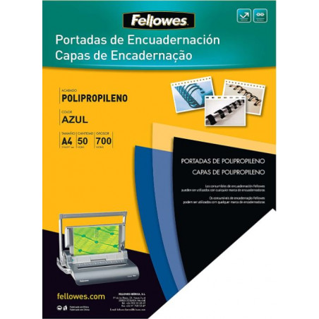 TAPA ENCUAD. A4 PP 700 mc BLAU GLASSY