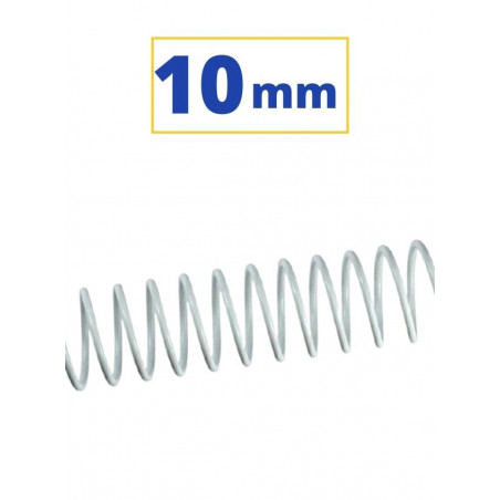 CANUTO ESPIRAL METALIC (5:1 10 mm 60 FULLS) BLANC
