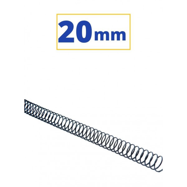CANUTO ESPIRAL METALIC (5:1 20 mm 160 FULLS) NEGRE CANUTO ESPIRAL METALIC (5:1 20 mm 160 FULLS) NEGRE