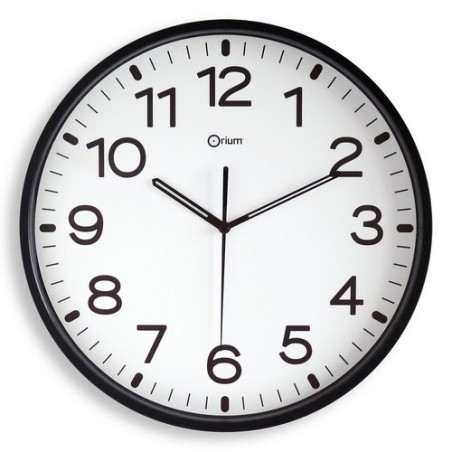 Reloj analógico 30 cm. color Negro Archivo 2000