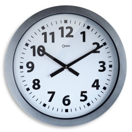 Reloj analógico 60 cm. acero Archivo 2000