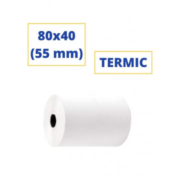 ROTLLO SUMADORA TERMIC  80x40 (55 mm)(SENSE BISFENOL)