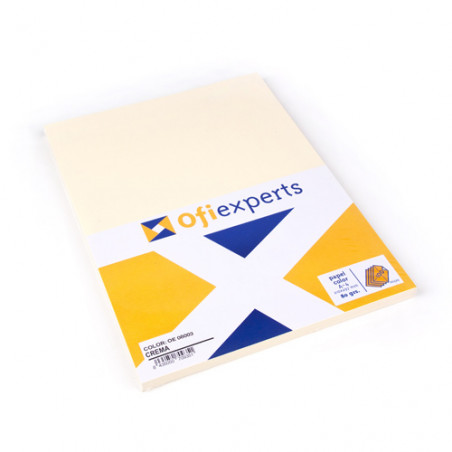 PAPER COLOR DIN-A4 CREMA  (50u)