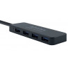 CABLE USB 2.0 (M) / USB 2.0 (F) DUPLICADOR HUB 4 PORTS