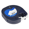 CINTA C DYMO TAG PLA. NEGRE/BLANC 12mm DYM91201