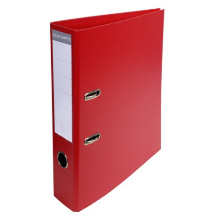 Archivador A4 70mm Pvc PremTouch rojo colores vivos Exacompta