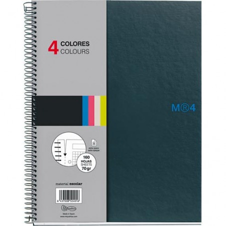 CUAD. ESP. NOTE BOOK-4 A4 CUADRICULAT