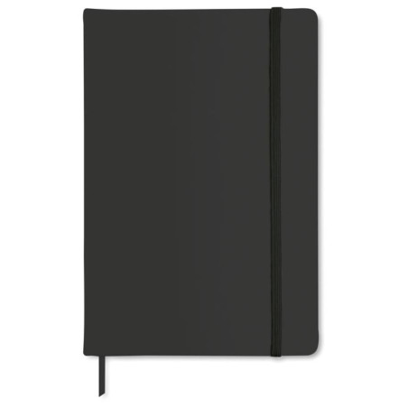 DIARI (140x210) JEAJ A5 NEGRE ACOIXINAT LLIS GOMA