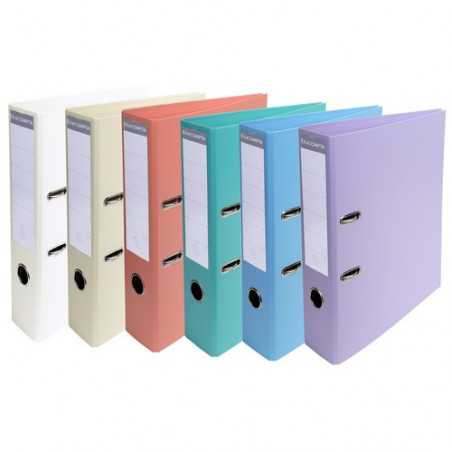 Archivador A4 70mm Pvc PremTouch verde claro colores pastel Exac