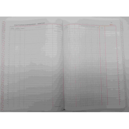 CARTONE COMPTABILITAT Nº 64 FACTURAS EMITIDAS FOLI (210x305mm)