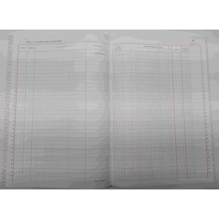 CARTONE COMPTABILITAT Nº 65 FACTURAS RECIBIDAS FOLI (210x305mm)