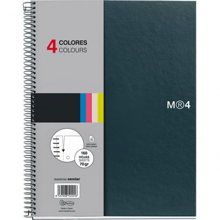 CUAD. ESP. NOTE BOOK-4 A5 LLIS