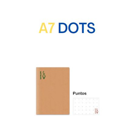 CUAD. GRAPAT RECICLAT A7 DOTS (50f) 80gr ECO