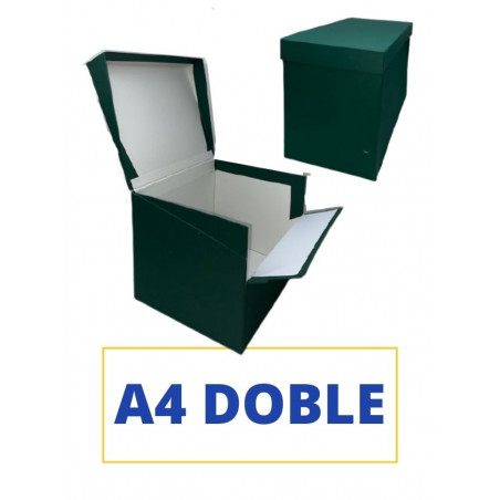 CAIXA TRANSFER A4 (DOBLE) 360x260x210 VERD