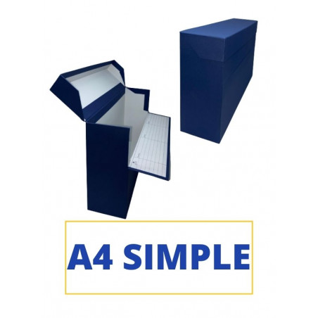 CAIXA TRANSFER A4 (SIMPLE) 360x255x110 BLAU