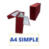 CAIXA TRANSFER A4 (SIMPLE) 360x255x110 VERMELL