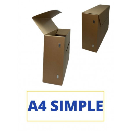 CAIXA TRANSFER A4 (SIMPLE) 360x265x110 CARTRO RECICLAT OLLAO