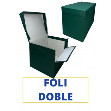 CAIXA TRANSFER FOLI (DOBLE) 390x260x210 VERD