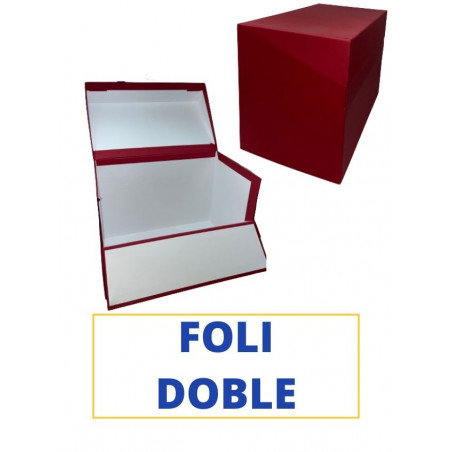 CAIXA TRANSFER FOLI (DOBLE) 390x260x210 VERMELL