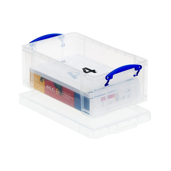 Caja apilable con tapa 9 litros color cristal Archivo 2000 Caja apilable con tapa 9 litros color cristal Archivo 2000