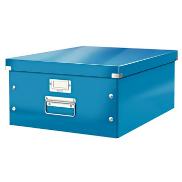 Caja archivo universal grande 369x200x482 mm azul Click&Store Le