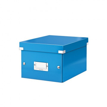 Caja archivo universal pequeña (A5) 216x160x282mm Leitz azul Click & Store