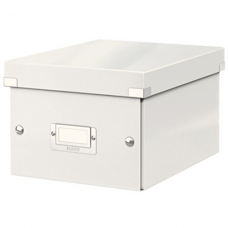 Caja archivo universal pequeña (A5) 216x160x282mm Leitz blanca Click & Store