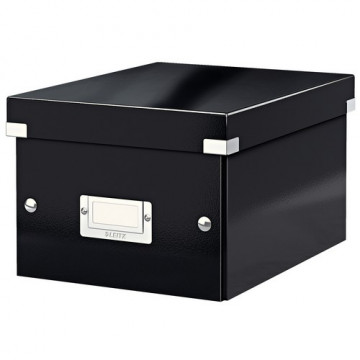 Caja archivo universal pequeña (A5) 216x160x282mm Leitz negra Click & Store