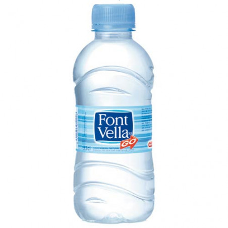 ZZ Botella agua Font Vella 0.33L