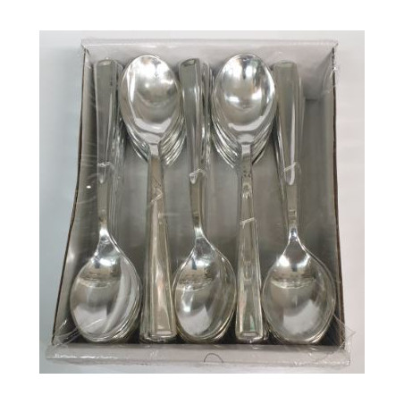 CULLERETA PLASTIC ALUMINI CAFE 130mm (50u)