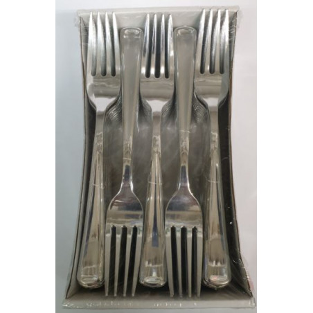 FORQUILLA PLASTIC ALUMINI GRAN (50u)