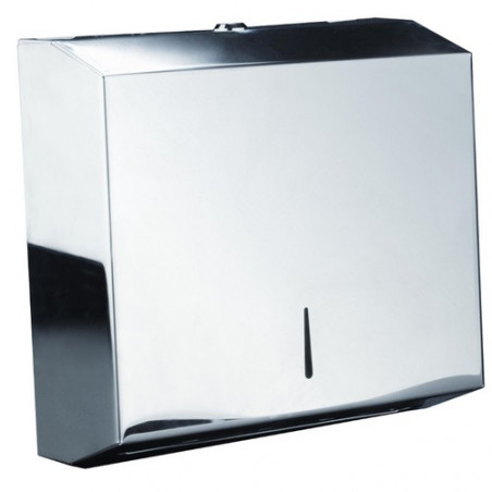 Dispensador Toallas Z en acero inoxidable Brillo