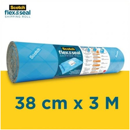 PLASTIC BOMBOLLES   3m x 58cm flex & seal SCOTCH