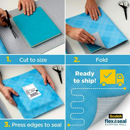 PLASTIC BOMBOLLES   3m x 58cm flex & seal SCOTCH