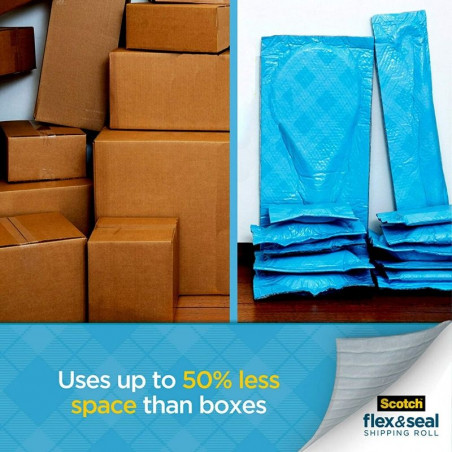 PLASTIC BOMBOLLES   6m x 58cm flex & seal SCOTCH