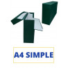 CAIXA TRANSFER A4 (SIMPLE) 350x255x110 VERD