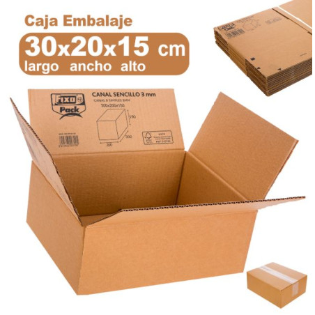CAIXA EMBALATGE 300x200x150