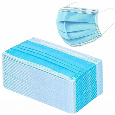 MASCARILLA PROTECCIO QUIRURGICA FILTRE 3 CAPES BLAU (COVID)