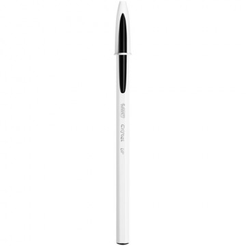 Bolígrafo tinta aceite punta 1,2 mm negro Bic Cristal UP
