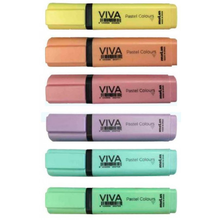 RET. FLUOR PASTEL (6 COLORS)